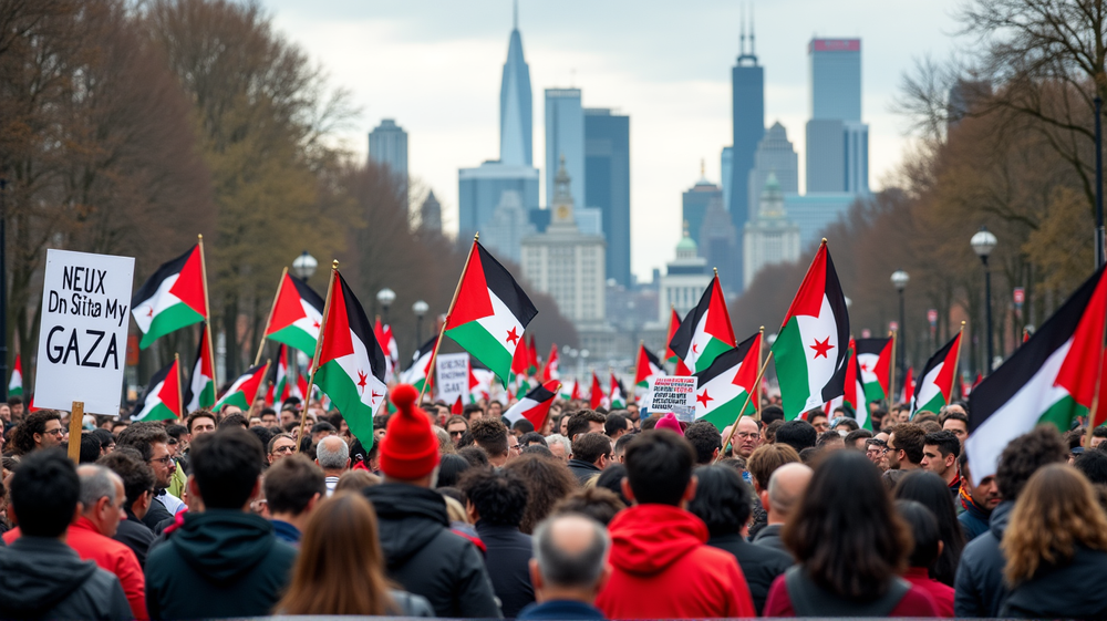 ガザ危機に対する英国民のリーダーへの挑戦