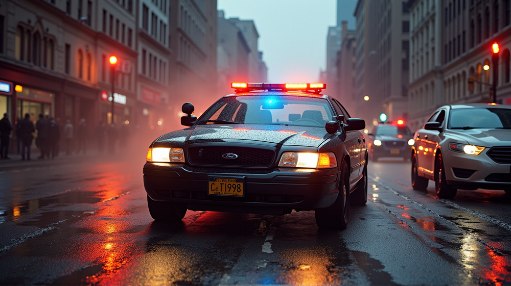 危険に立ち向かう勇気: 容疑者がパトカーに突っ込んだRPD警官