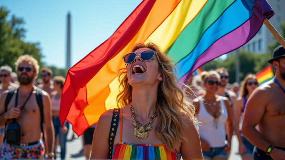 ワシントンD.C.でのワールドプライドパレード：団結と勇気の祝祭