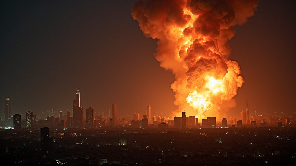 緊張の高まる中でイランがイスラエルの都市を攻撃