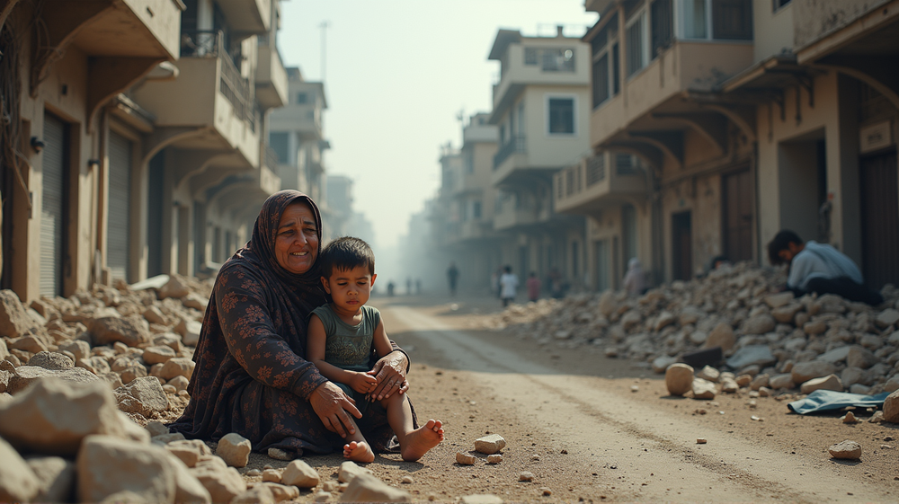 ガザでの悲劇的な空爆で無実の子供たちが犠牲に：平和への目覚めの呼びかけ