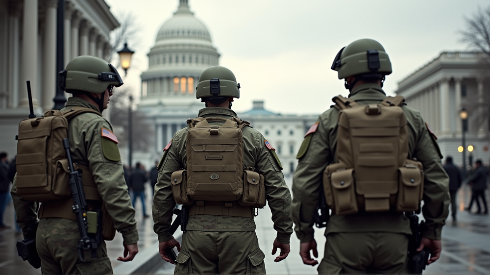 トランプによる前例のない動きで州兵が展開