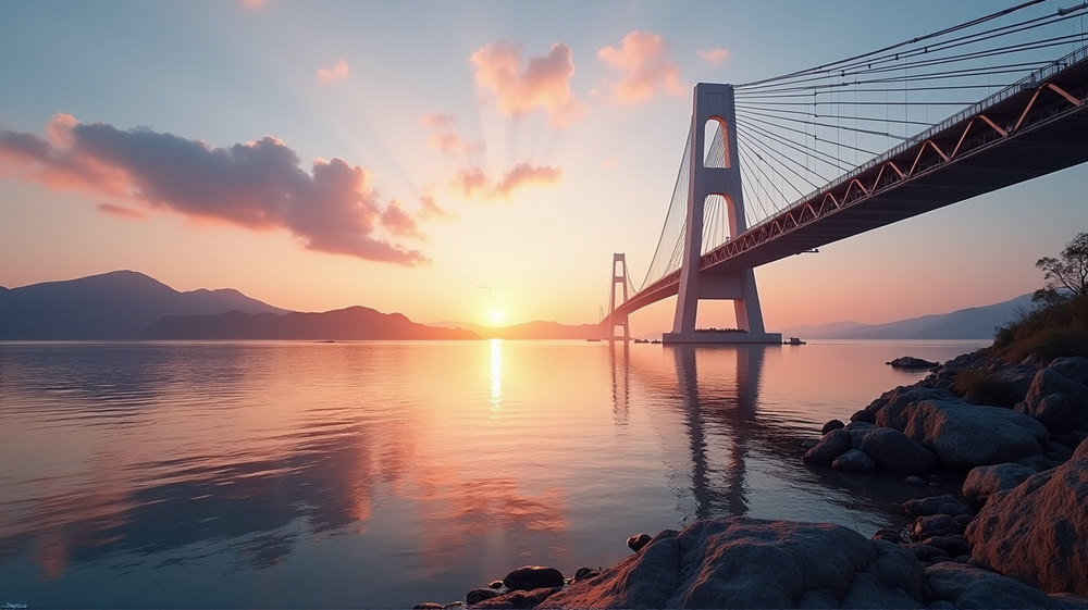 イタリアの歴史的進展: 世界最長の吊り橋が重要な関門を突破