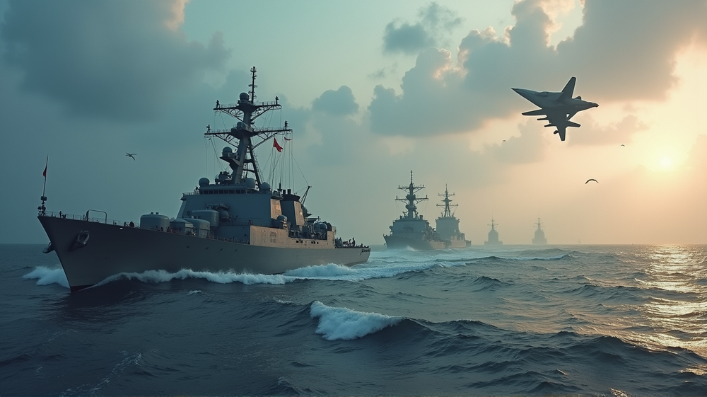 南シナ海で緊張が高まる：米国の軍艦が中国の衝突に介入