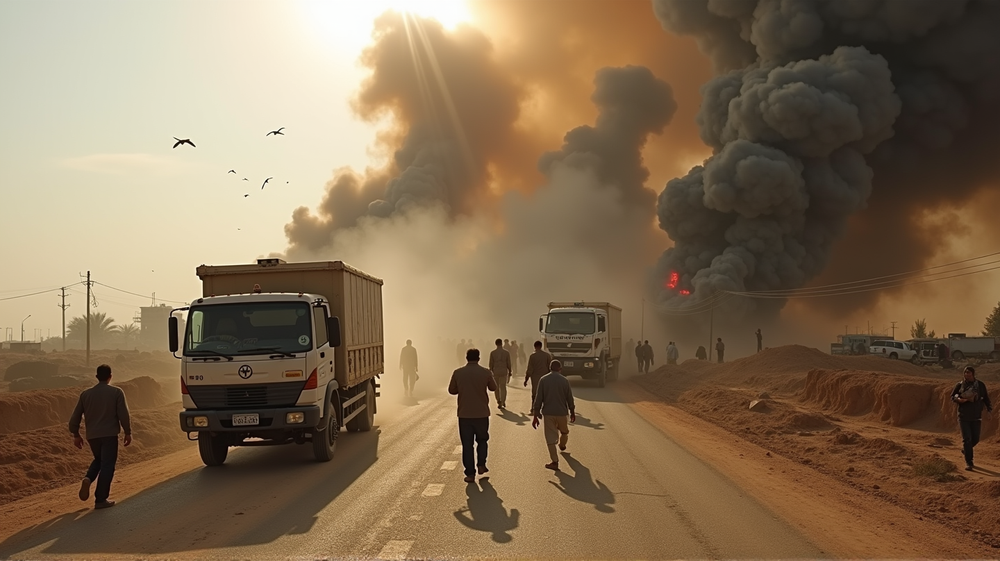 ガザの悲劇：「避難」を許可する軍事衝突の中で