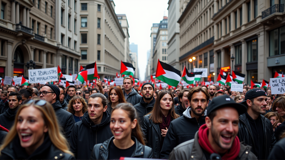 イスラエルの揺るぎない軍事力がガザへの世界的な連帯に直面