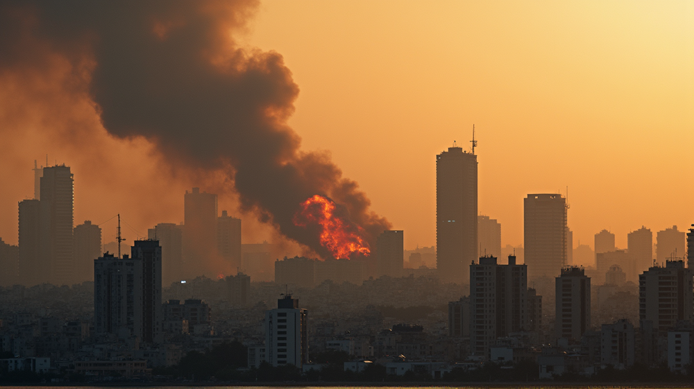 ガザの混乱：イスラエルの攻撃と飢饉に見舞われた都市の避難