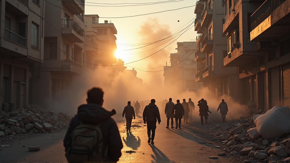 イスラエルの攻撃が激化、ガザ市でパニックが発生