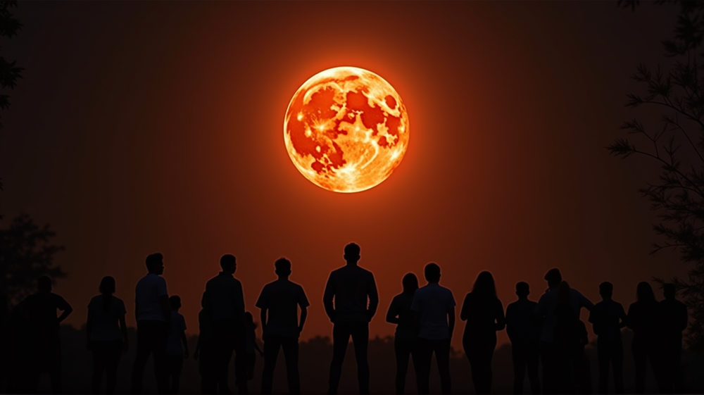 天体のダンスを目撃せよ：インドの壮大な月食が待ち受ける