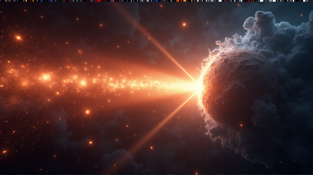 驚くべき宇宙の壮観: 恒星間彗星3I/ATLASが太陽に向けて噴射