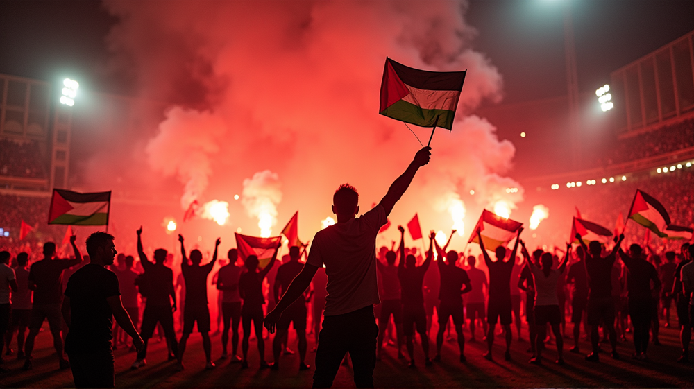 ノルウェー対イスラエルで緊張が激化：抗議者たちがワールドカップの雰囲気を高める