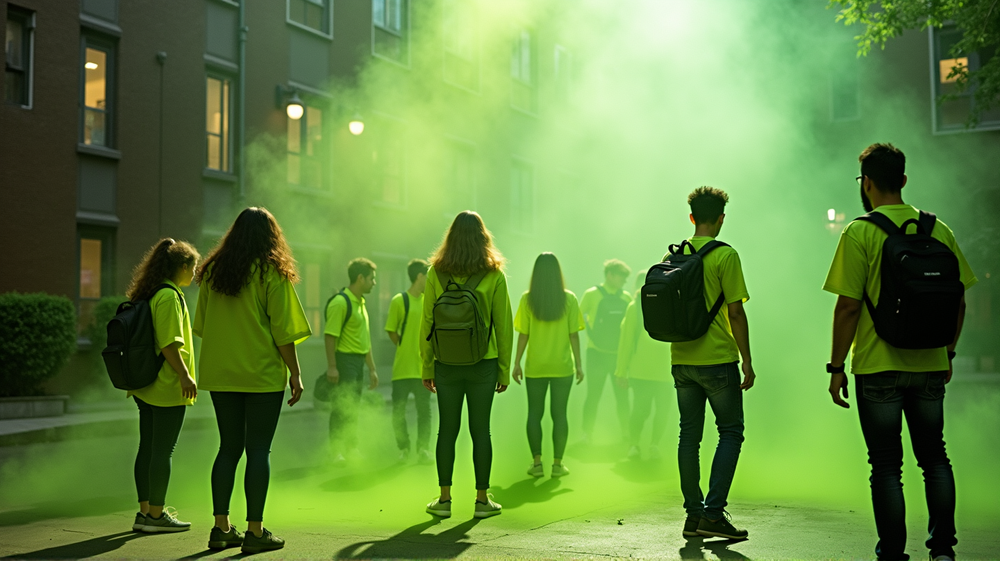 ライス大学のライムグリーンの勝利：メンタルヘルスを祝う