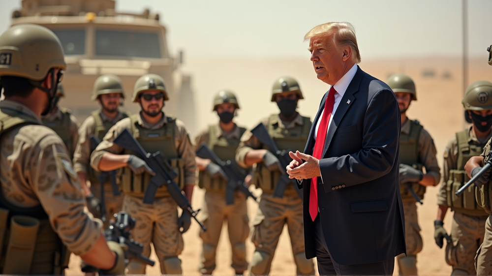 トランプの大胆な中東和平プラン: 同盟国がハマスに立ち向かう準備完了