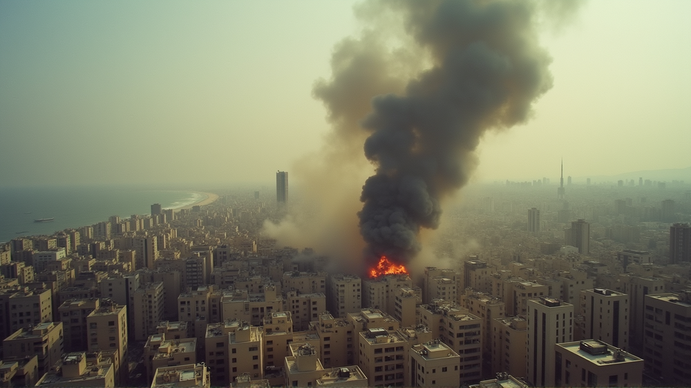 火の手が上がるベイルート: イスラエルが数カ月ぶりにヒズボラを標的とした初攻撃