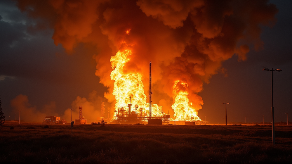 大胆な攻撃：キエフの大胆な一手がロシアの集積所に炎を起こす