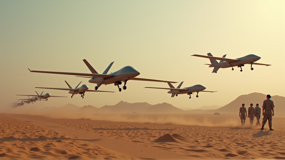 アメリカの戦闘ドローンスコードロンの登場：イランの戦略を利用した大胆な動き