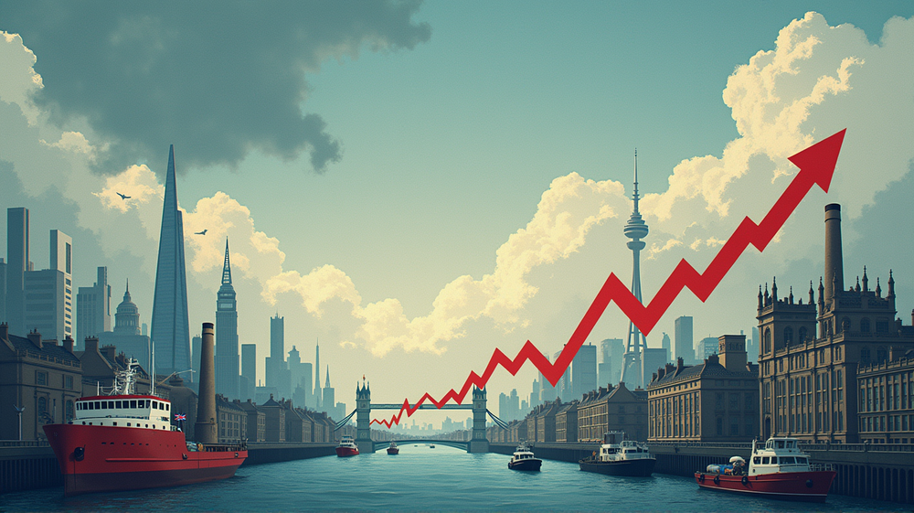 予想外の不況：不確実性が漂う中、英国経済が縮小