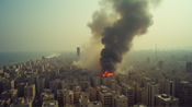 火の手が上がるベイルート: イスラエルが数カ月ぶりにヒズボラを標的とした初攻撃