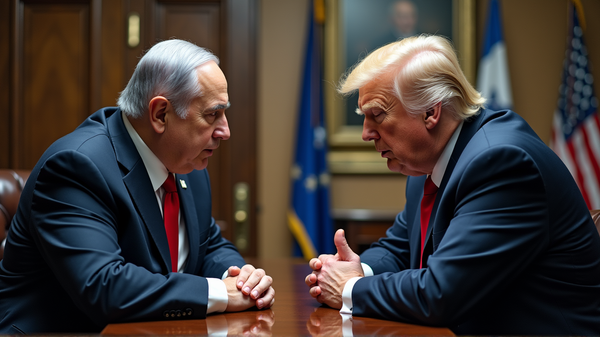 ネタニヤフとトランプ、ガザでの人質解放に向けて団結