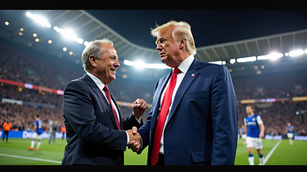 トランプのクラブワールドカップ決勝での大胆な行動が感情を揺さぶる