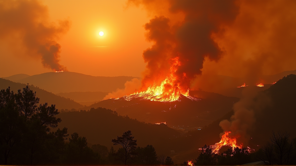 トルコの猛威を振るう山火事：放火の主張と人命の損失