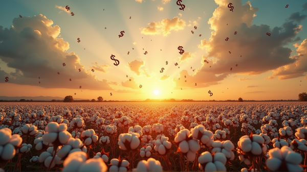 綿花価格の高騰：弱いドルとFRBの期待が影響