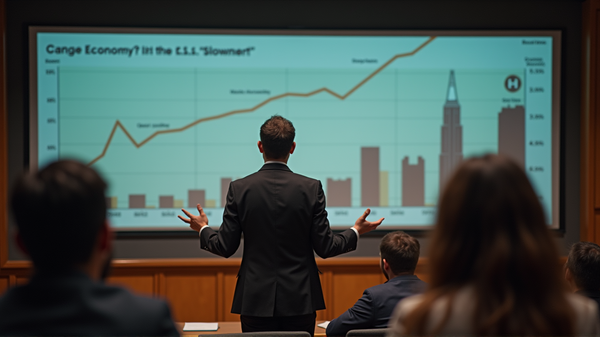 危機に瀕する経済: 成長の減速が懸念を呼ぶ