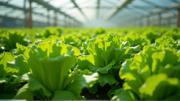 レタス栽培を変える：微細藻類の驚異的な影響